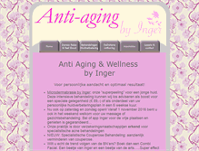 Tablet Screenshot of antiagingbyinger.nl